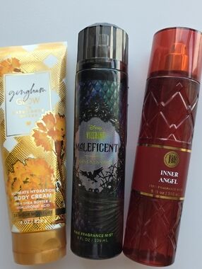 Bath & Body Works Maleficent, Inner Angel, And Gingham Glow